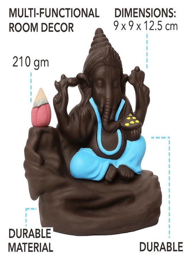 Archies Resin Ganesha Idol Decoration Items for Home Decor | Diwali Gifts/Ganesh Chaturthi/Car Dash Board/Laxmi Ganesh Murti/Ganpati Statue Showpiece - ARK301 - Image 3
